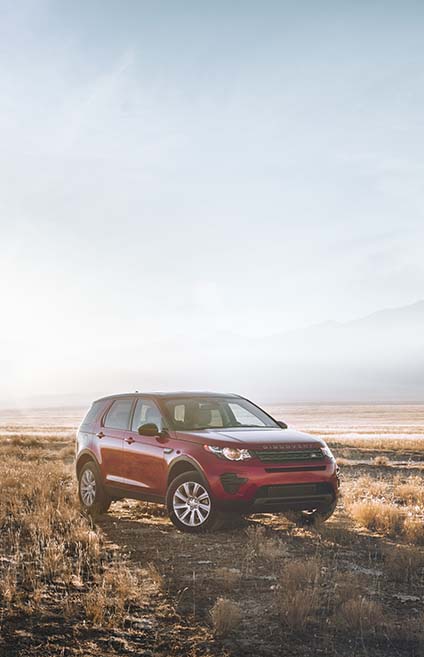 Red Car in Field