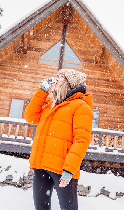 Orange Winter Coat